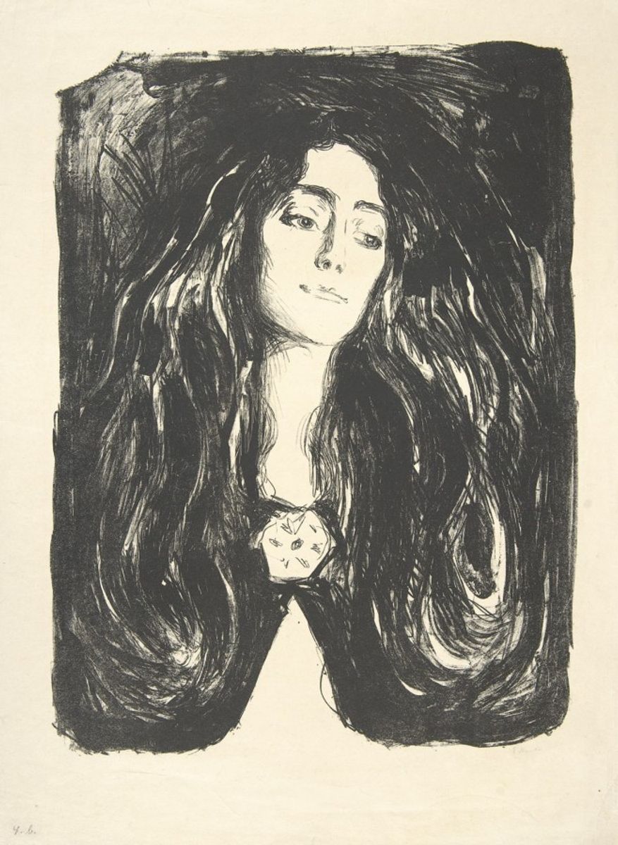 "Brosjen, Eva Mudocci" EDV. MUNCH